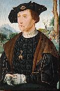 Jan Mostaert Portrait of Jan van Wassenaer Sweden oil painting artist